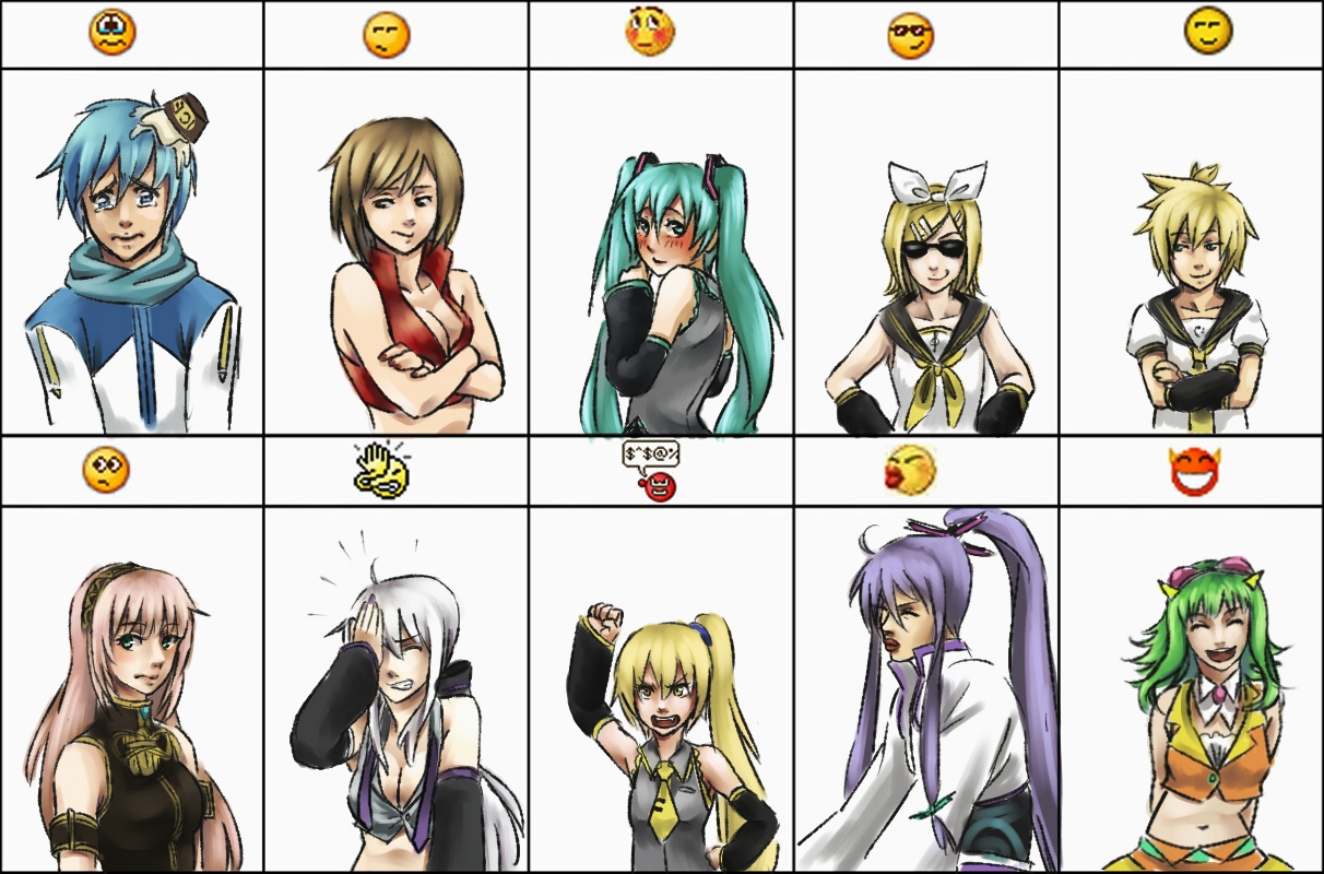 plurk face in vocaloids