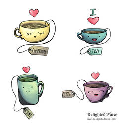 Teacup Stickers