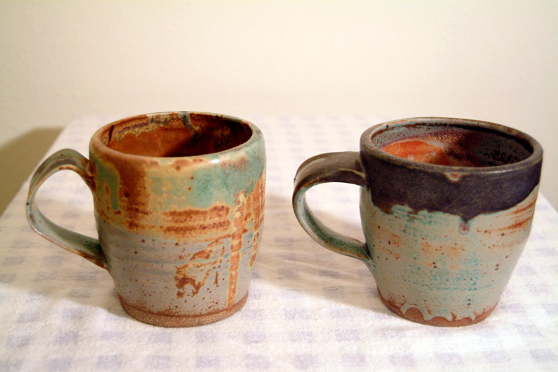 rusted mugs