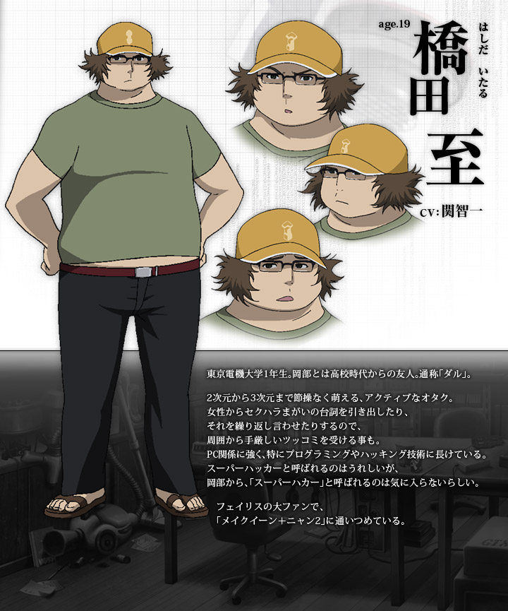 Steins Gate Hashida Itaru Character Profile By Mangaguy12 On Deviantart