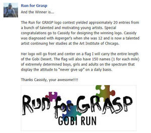 Run for GRASP, Run for Aspergers