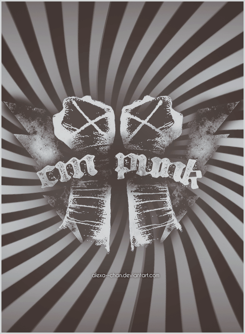 CM Punk loggo-poster