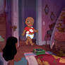 Lilo Walking into Her Sister's Room