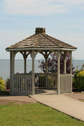 Wooden Gazebo I by AliyahZoe-Stock