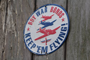 Buy War Bonds Sign Stock