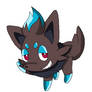 Ru the zorua smiling