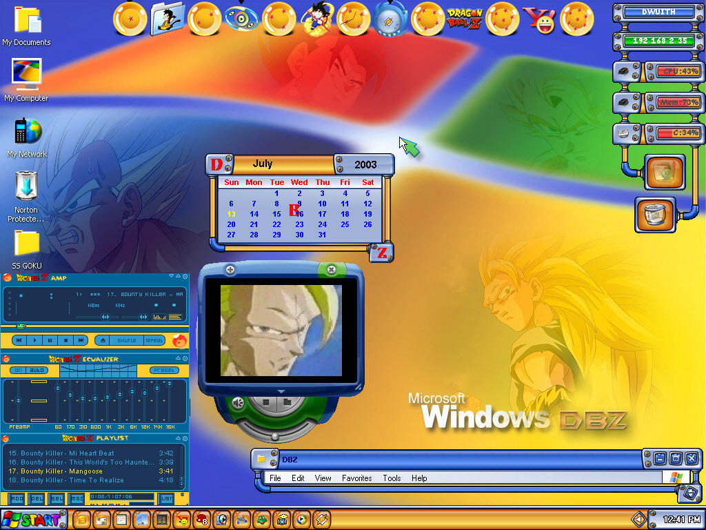 Windows Xp Dbz Windows DBZ by ssgoku-23 on DeviantArt