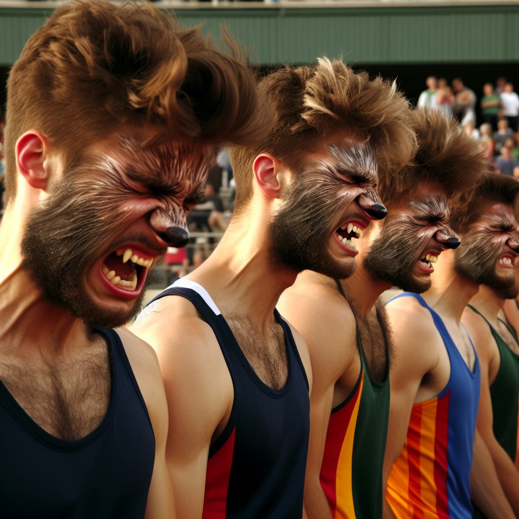 Werewolf Exercise Routine Werewolf Athletes by morphor3 on DeviantArt