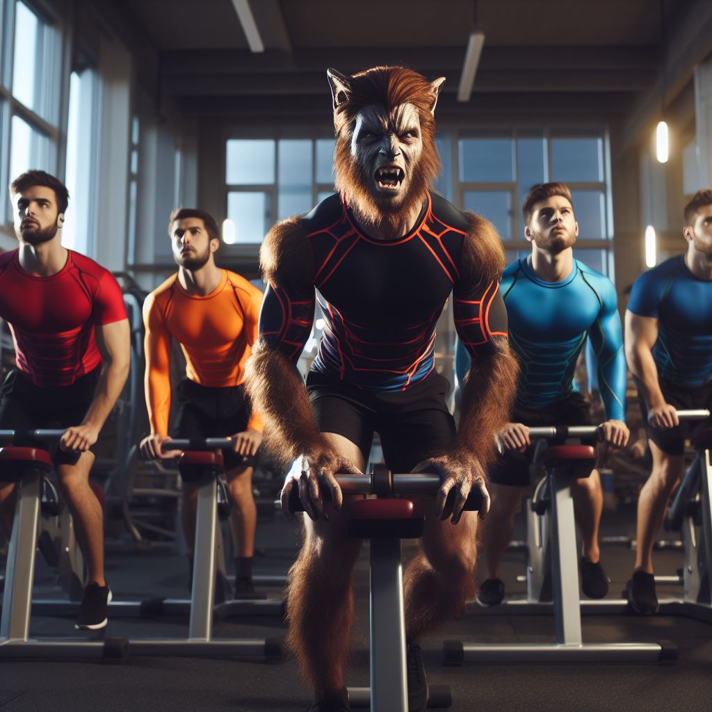 Werewolf Exercise Routine Werewolf Gym 3 by morphor3 on DeviantArt