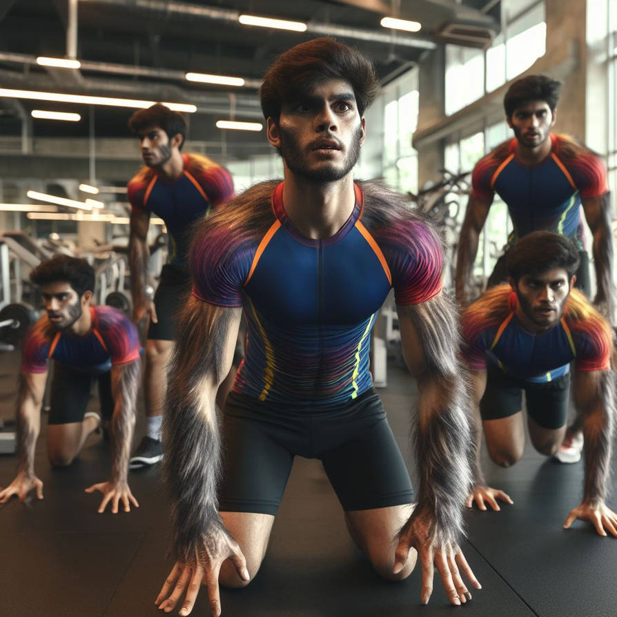 Werewolf Exercise Routine Werewolf Gym 6 by morphor3 on DeviantArt