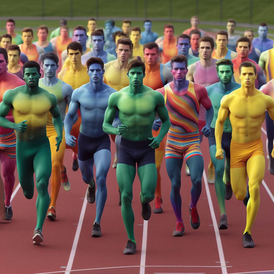 Colorful runners 3 by morphor3 on DeviantArt