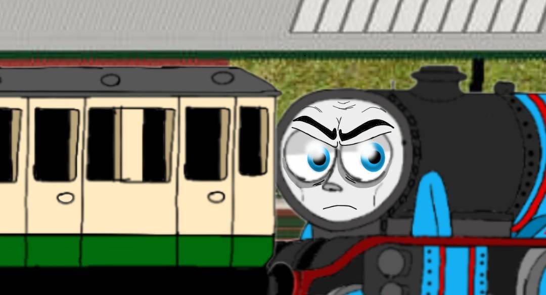 Hello Gordon playing tank engines I see by burusandcade on DeviantArt