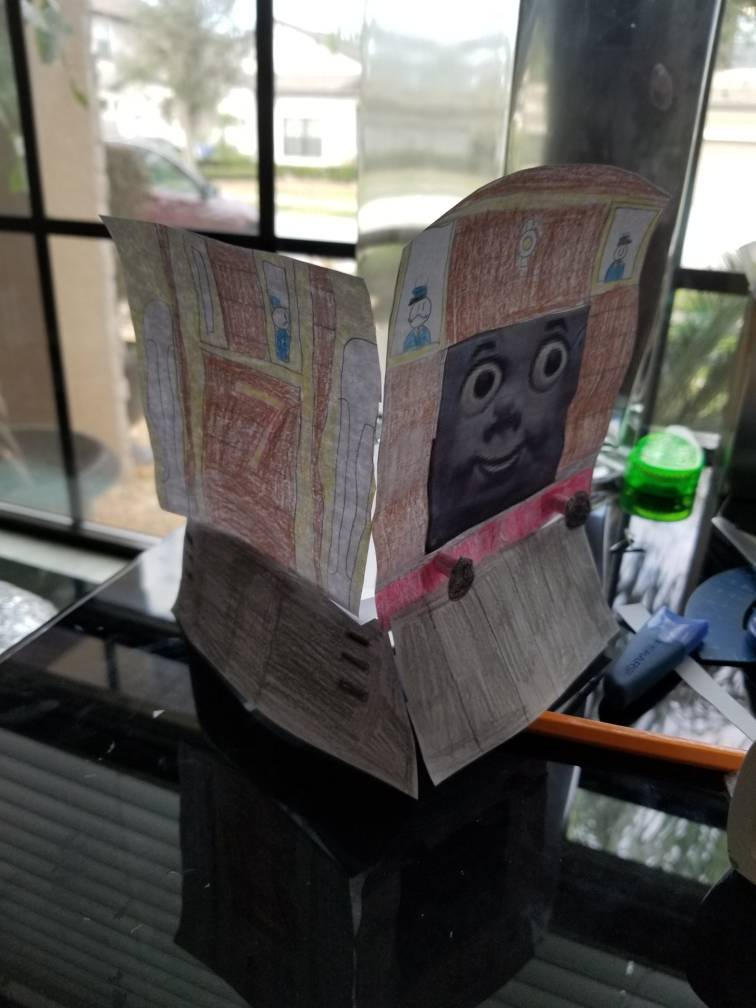 Paper Model Toby Papercraft toby: progress 3 by Thomasandbubblesfan on DeviantArt