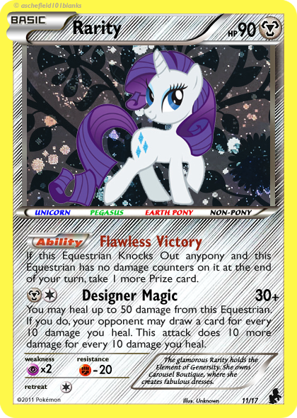 Equestrian Heroes - Rarity (BW style test)