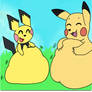 Pichu and Pikachu ( vore With color)