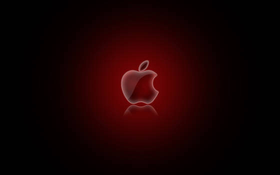 Apple Logo Wallpaper Red
