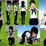 Yandere-Sim - Customized Uniform - Blue Style