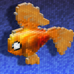 Plastic block fishy