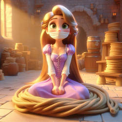 Rapunzel Gagged 16