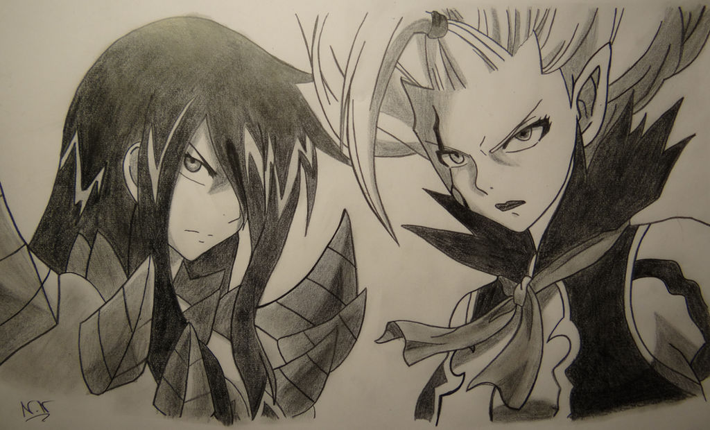 Erza Scarlet and Mirajane (Satan Soul)