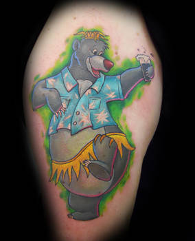 baloo bear tattoo