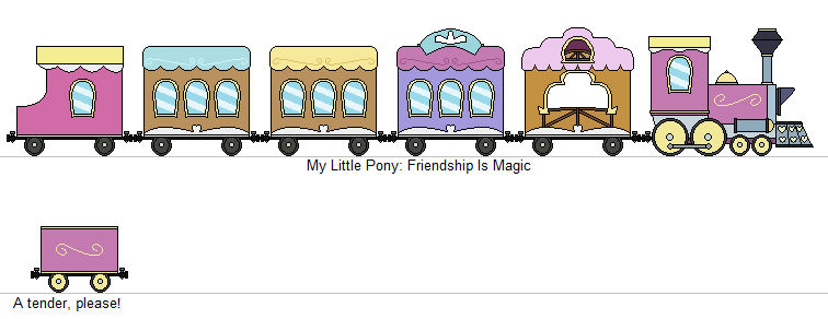 Mlp Train Engineer MLP Friendship Express by RailroadNutjob on DeviantArt