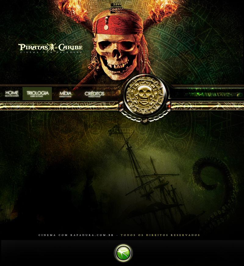 Pirates of Caribbean Hot-Site