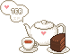 Tea Set Cacao by Ice-Pandora