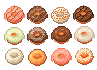 Super mini assorted donuts (FREE) by Ice-Pandora