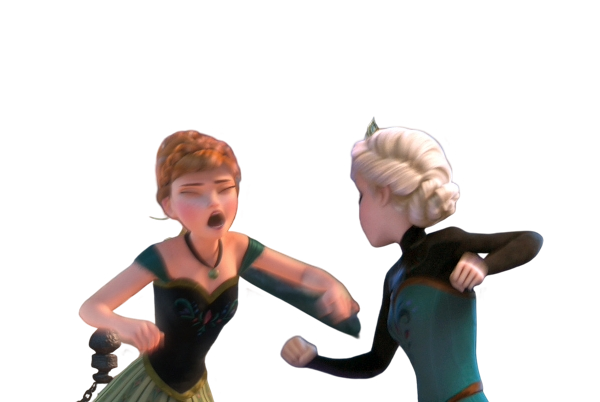 Anna and Elsa Fight Render #25 by Devinwashakie24 on DeviantArt