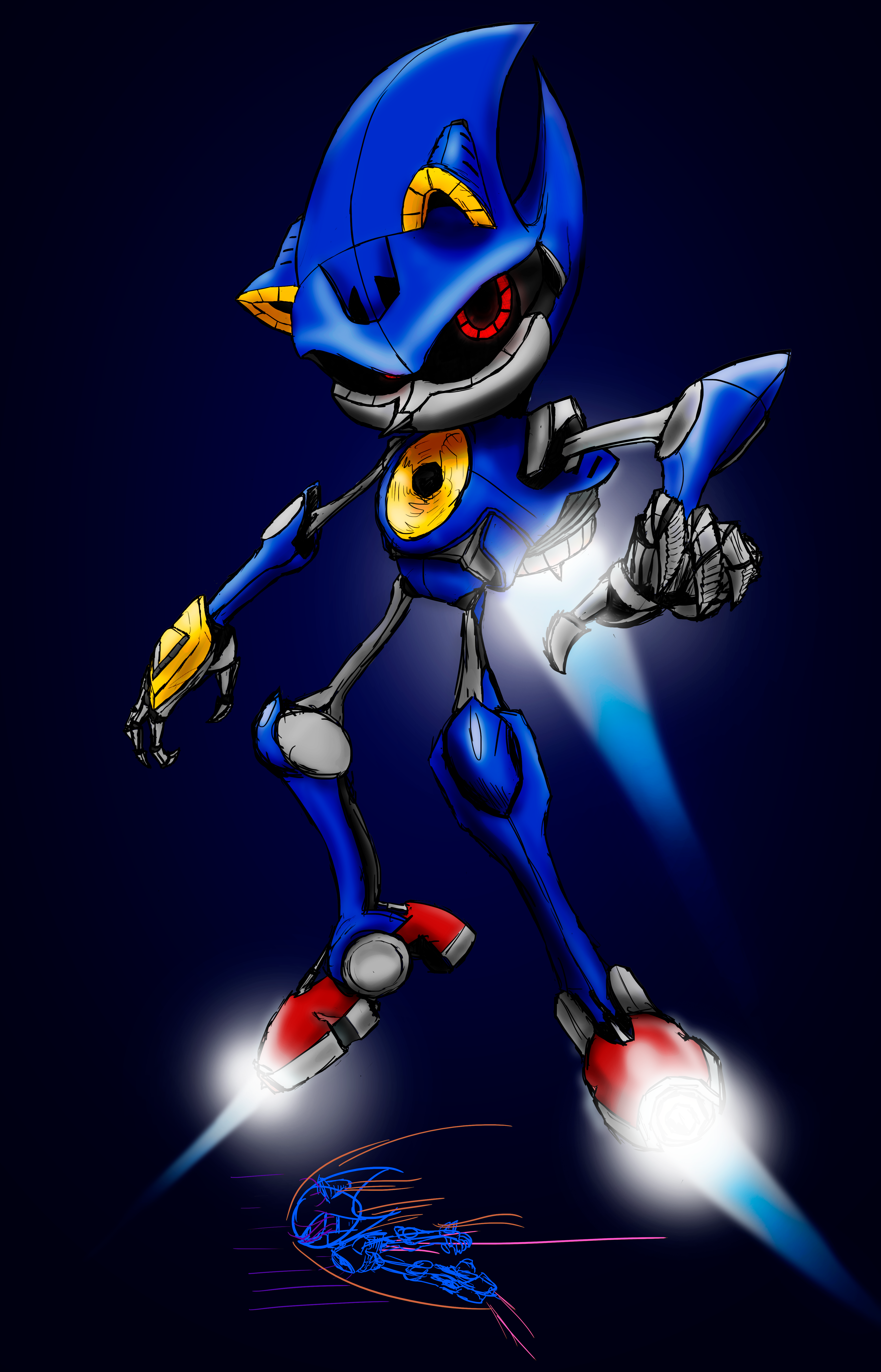 Movie Neo Metal Sonic by SV22005 on DeviantArt