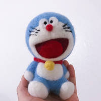 Doraemon  Needlefelted