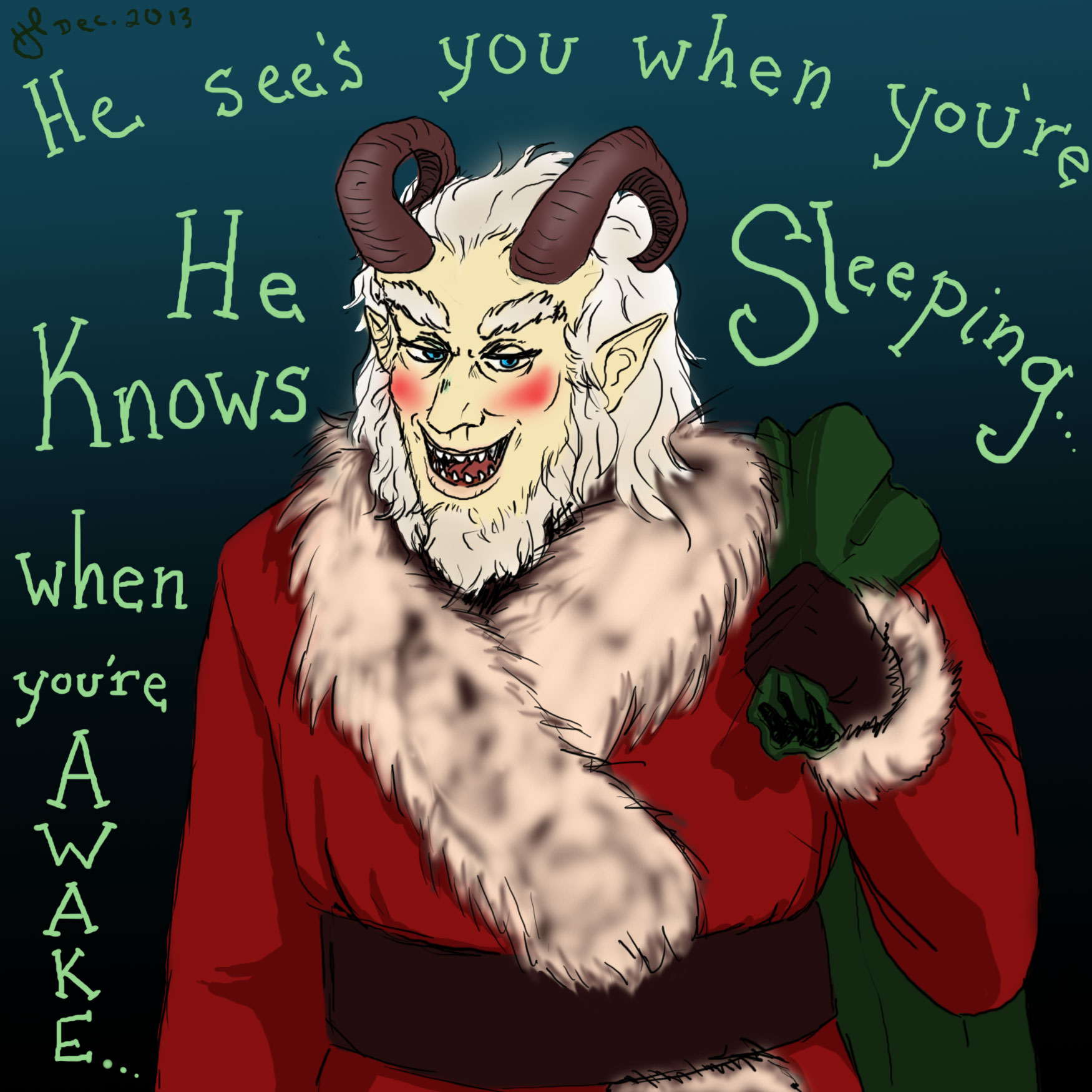 It's beginning to look a lot like Krampus!