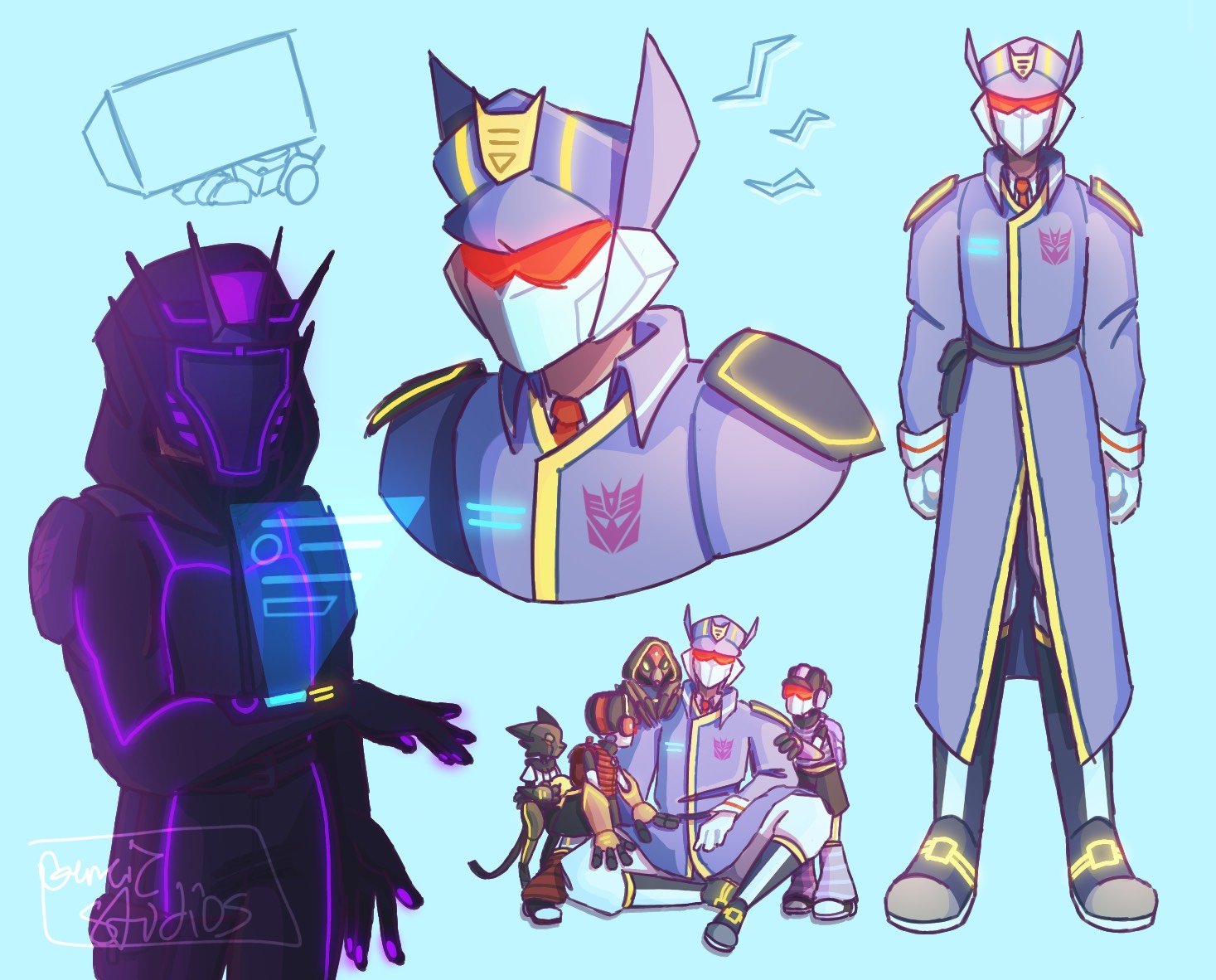 Human Soundwave by GenericStudio on DeviantArt
