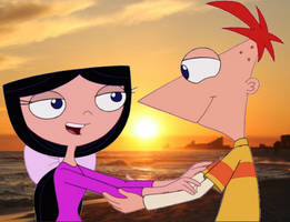 Isabella and Phineas are Happy to be together