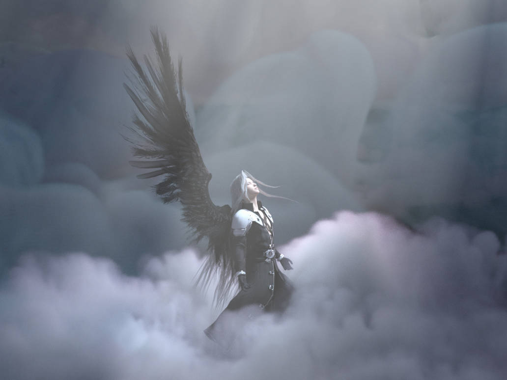Wing Ridden Angel Thumbnail Redemption of the One-Winged Angel by MidnightStar117 on DeviantArt