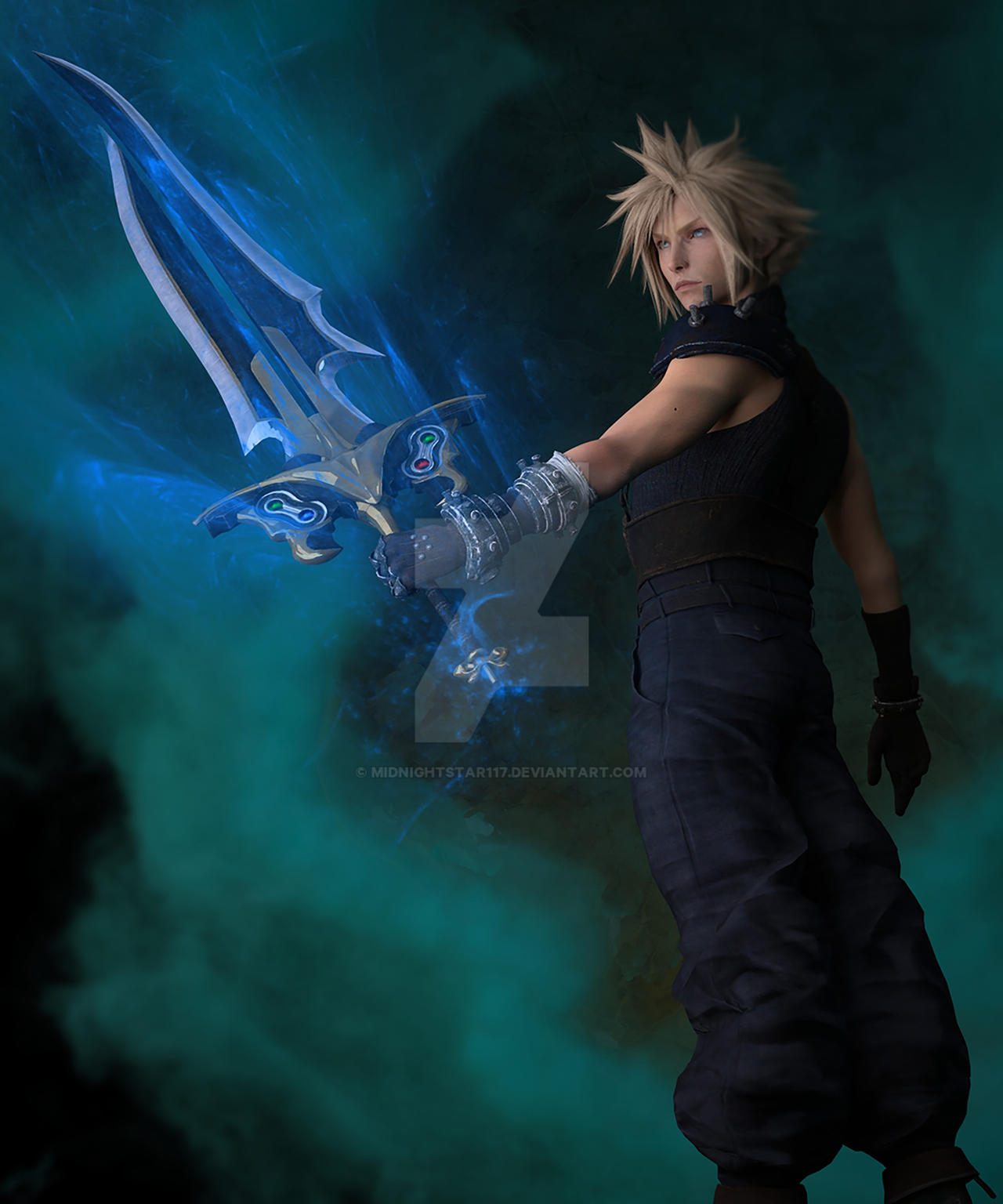 Cloud Strife by MidnightStar117 on DeviantArt