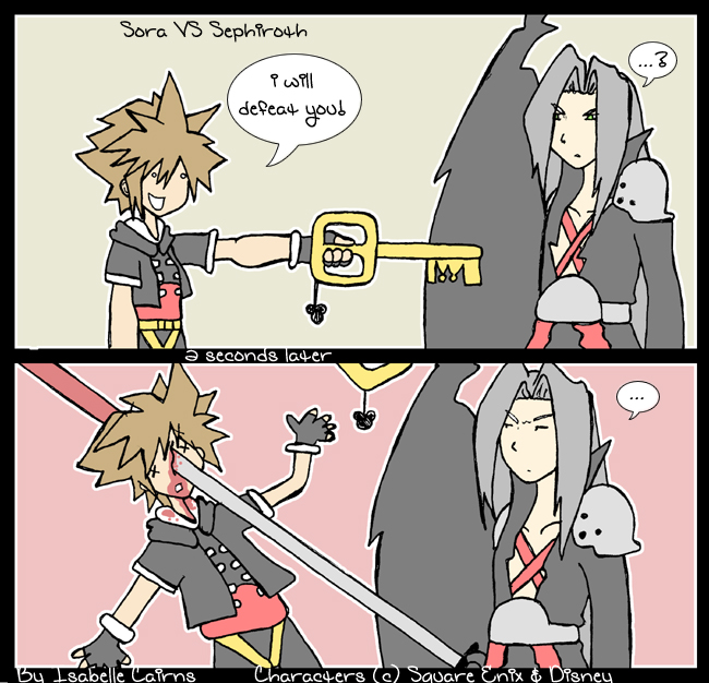 Sora vs Sephiroth