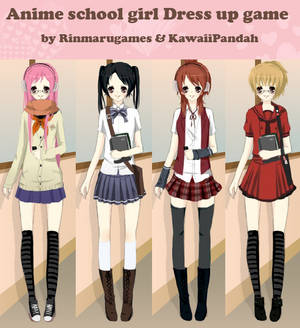 Anime School Girl Dress up