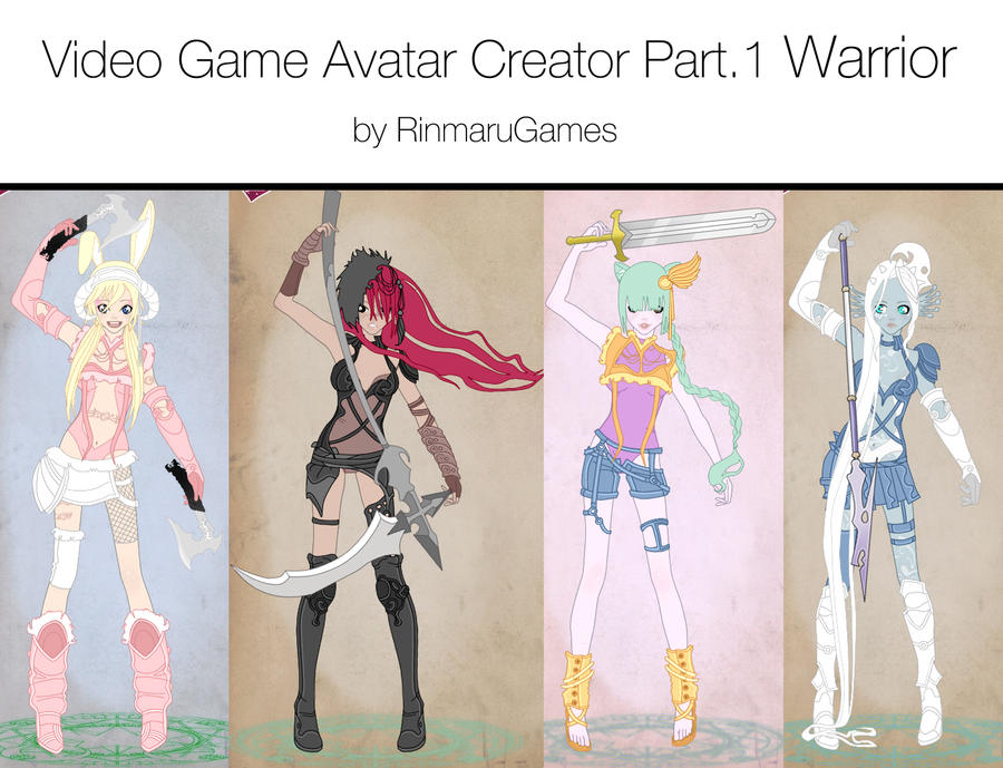 Video game avatar creator V.1 by Rinmaru on DeviantArt