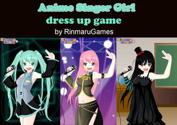 Anime Singer Girl dress up