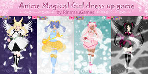 Anime magical girl dress up game