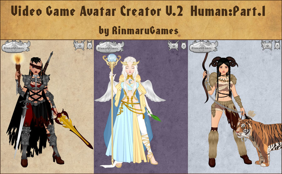 Video Game Avatar Creator Human:Part.1 by Rinmaru on DeviantArt