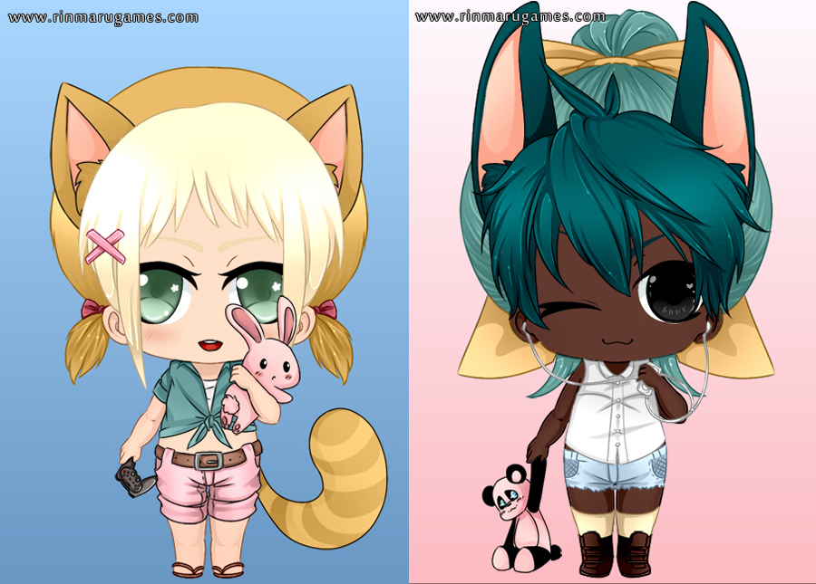 Kemono-chibi dress up game