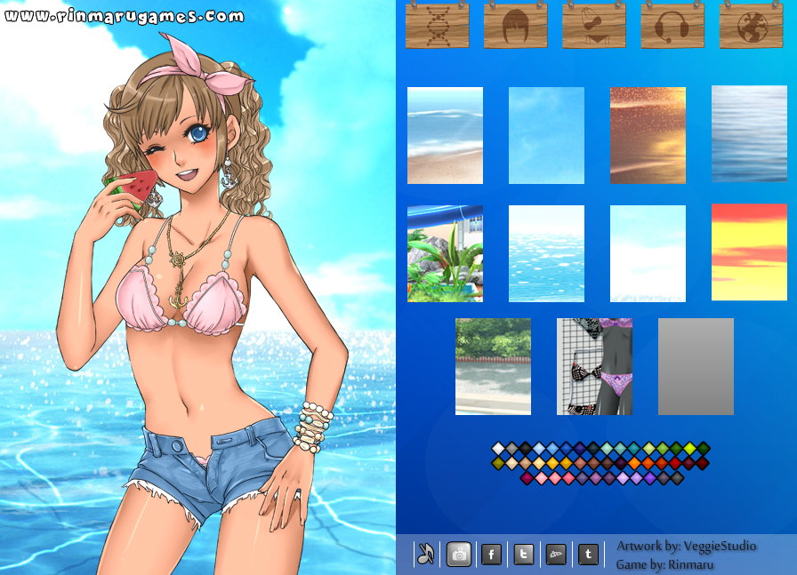 Anime Summer dress up game by Rinmaru on DeviantArt