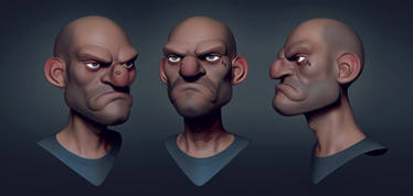 stylized head 2