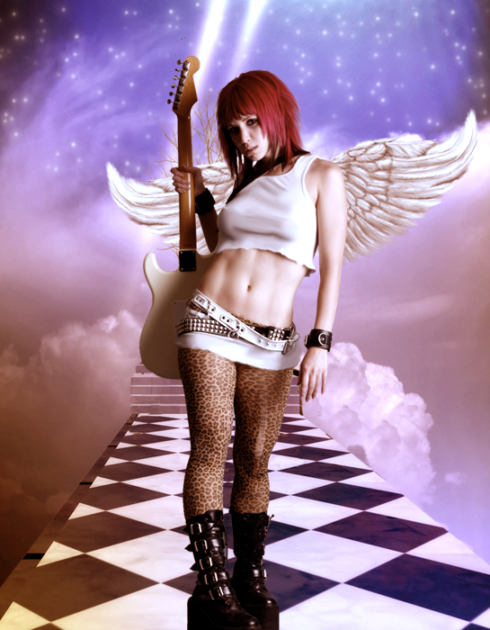 Rock N Roll Angel by ZoeStead on DeviantArt