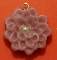 Polymer Clay Flower Charm