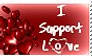 I Support Love Stamp