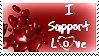 I Support Love Stamp by JunkbyJen